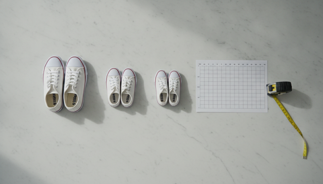 Tailles Nike : le tableau complet EU/US/UK 2026