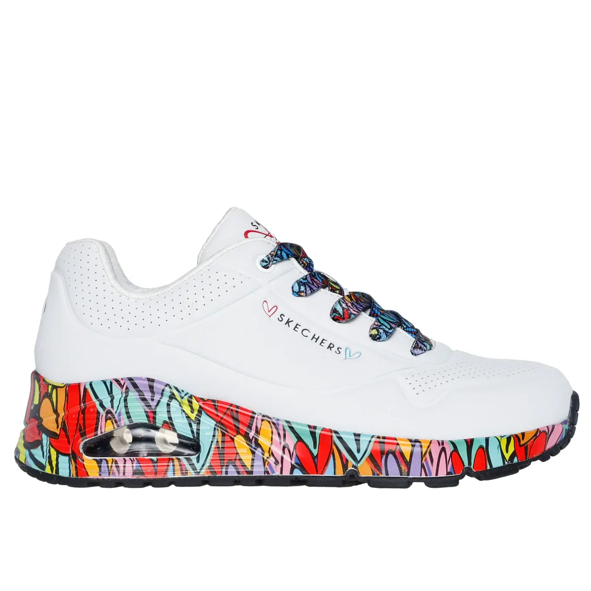 Skechers Baskets femme Skechers Uno Ravaged Love