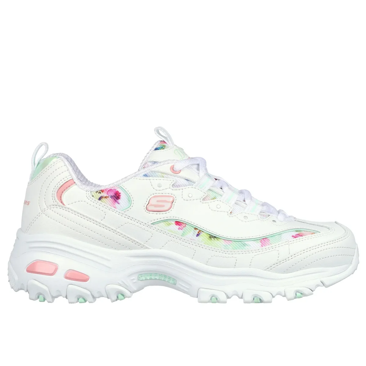 Skechers Baskets femme Skechers Dlites Blooming Fields