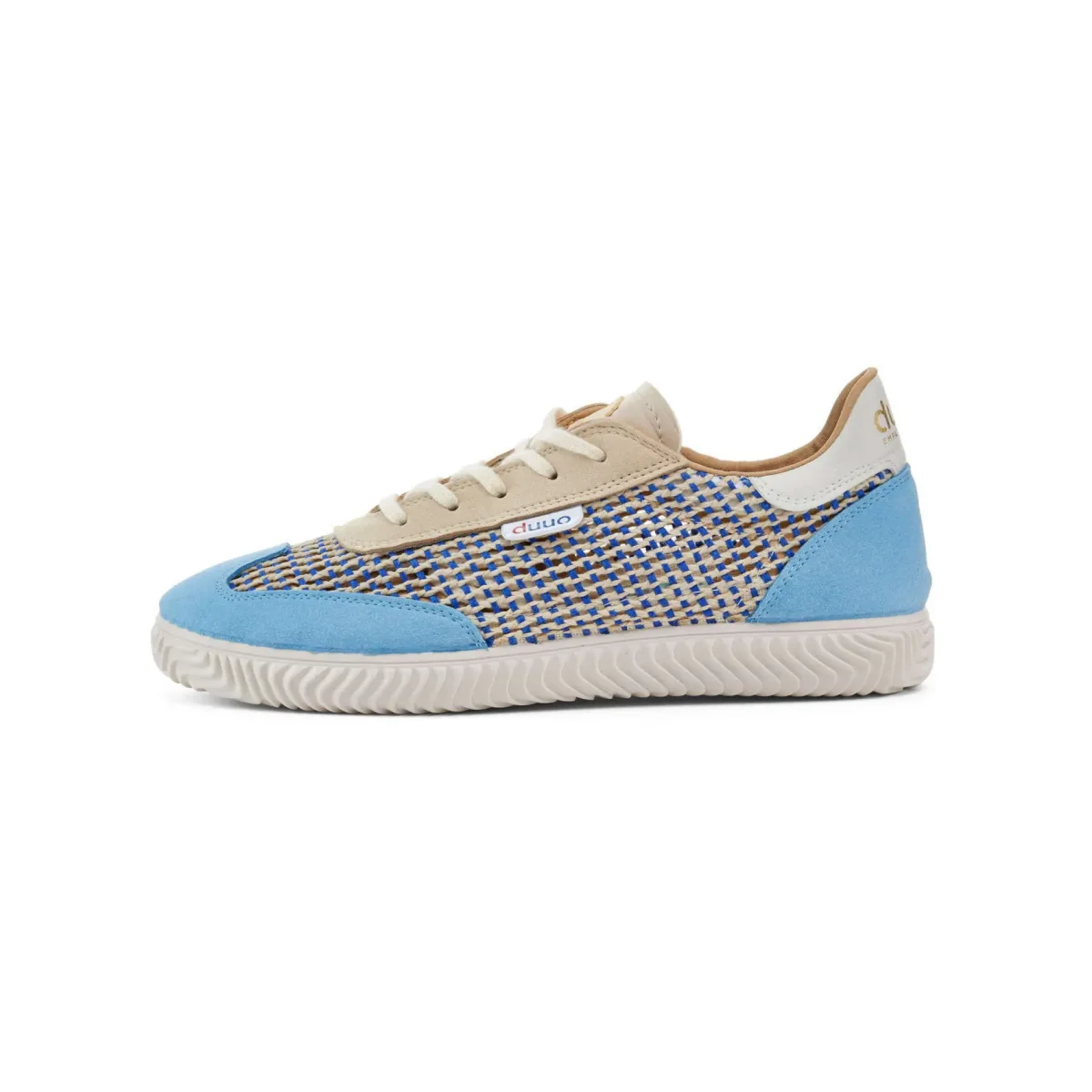 Duuo Baskets plates en maille à lacets tressés femme Duuo Ona Lace