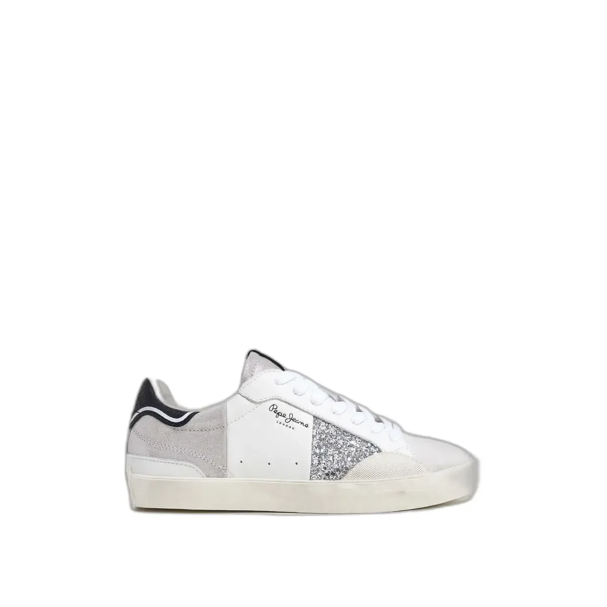 Pepe Jeans Baskets femme Pepe Jeans Lane Silver