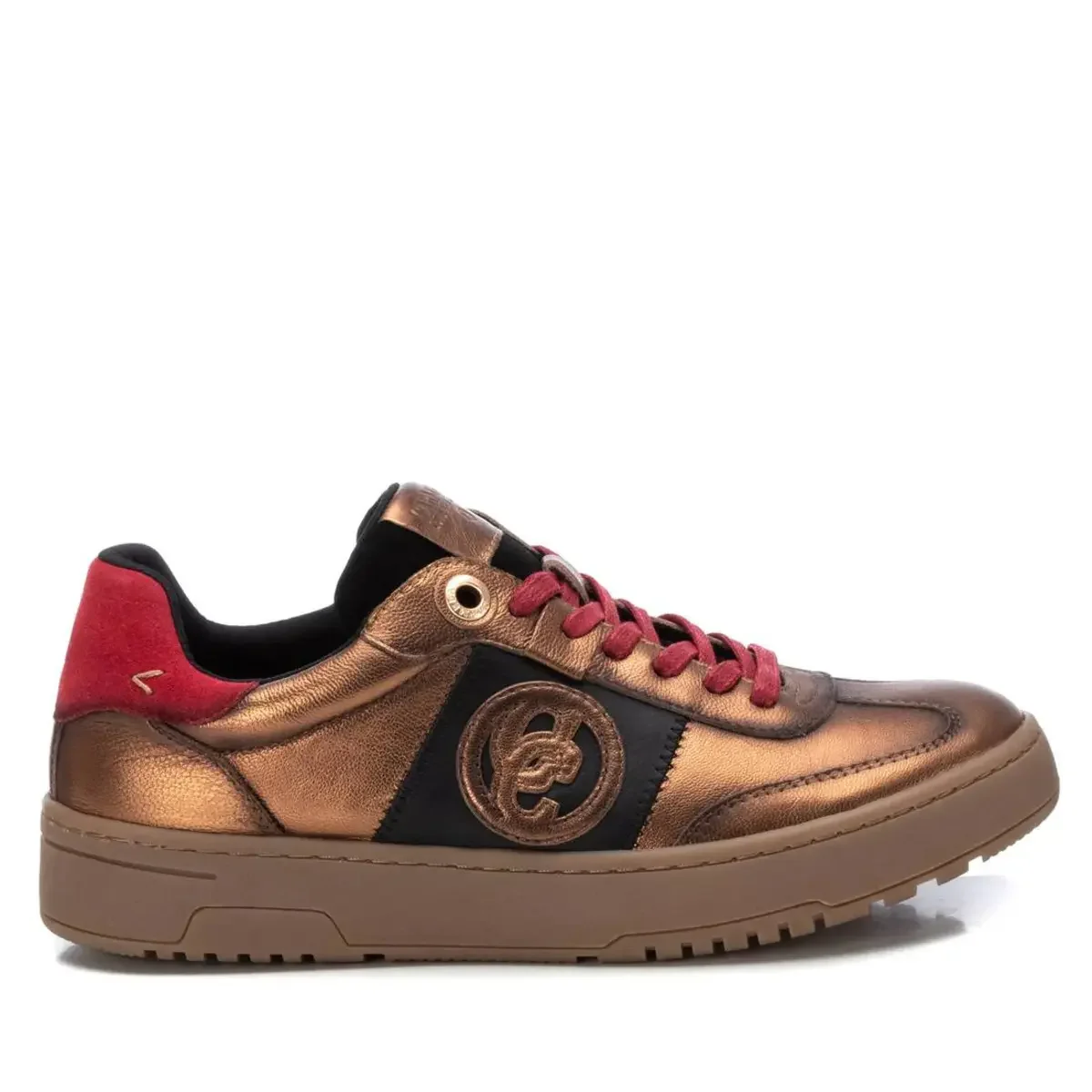Carmela Baskets antidérapante en cuir femme Carmela