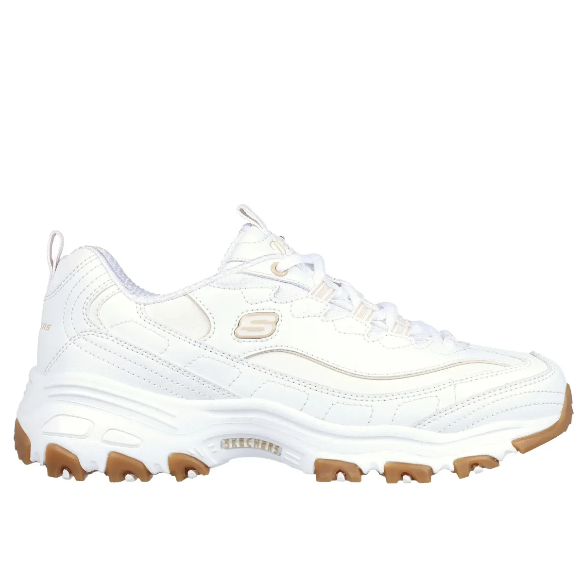 Skechers Baskets femme Skechers Dlites Good Neutral