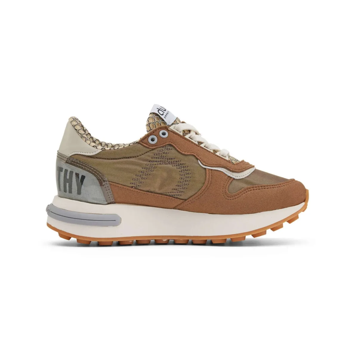 Duuo Baskets rétro semmelle compensée femme Duuo Slow Clark