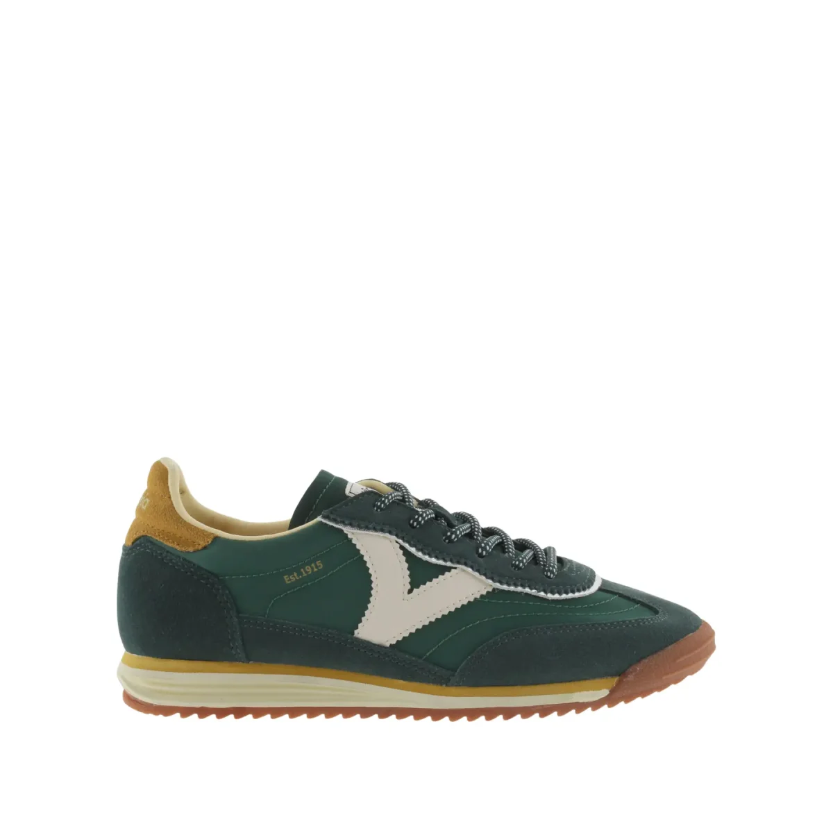 Victoria Baskets en nylon et cuir fendu femme Victoria Saturno