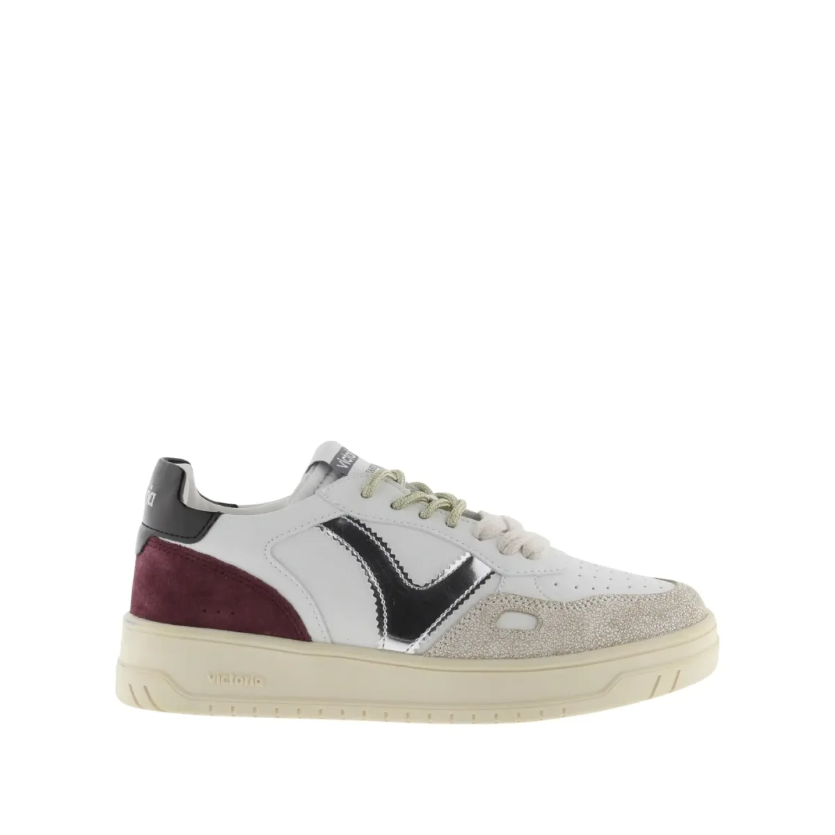Victoria Baskets femme Victoria Seul Efecto Piel & Metal