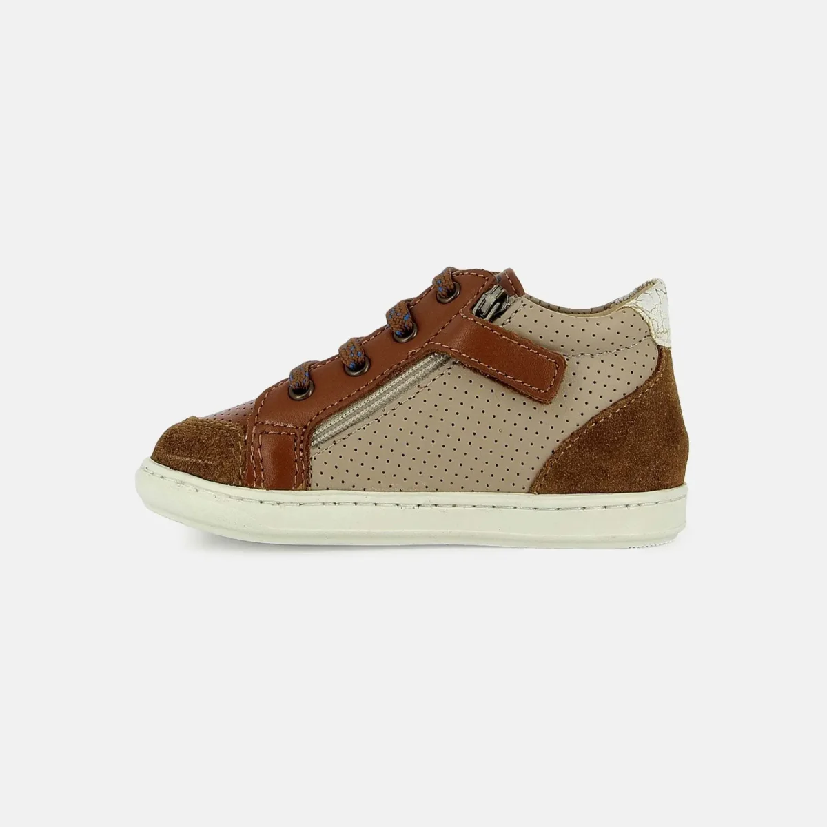 Shoo Pom Baskets bébé fille Shoo Pom Bouba zip box nappa